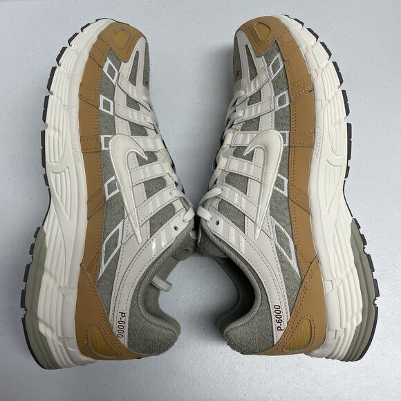 Nike P-6000 Year of the Horse IQ1120 311 Size 13 Men Mesh Runner White Tan Grey main image 6